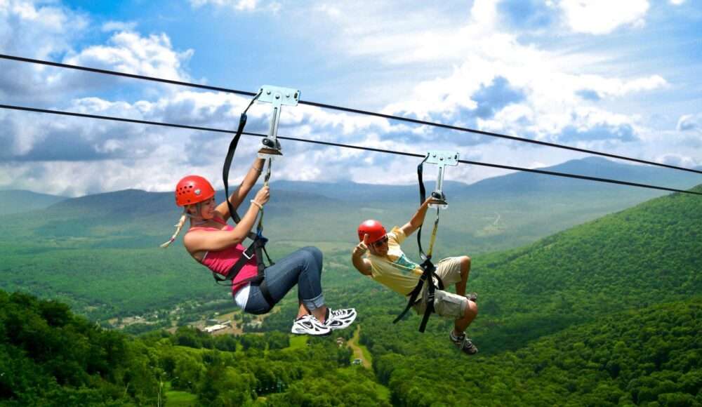 Zip-line i adrenalinski sadržaji u prirodi.